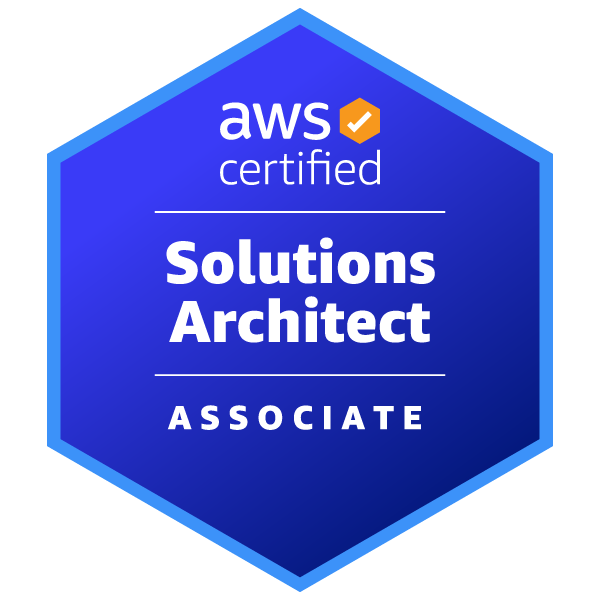 AWS Certified Solutions Architect — Associate badge